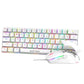 Blue Tech KB418 RGB Backlit Mechanical Keyboard And Mouse Combo - Red Switch