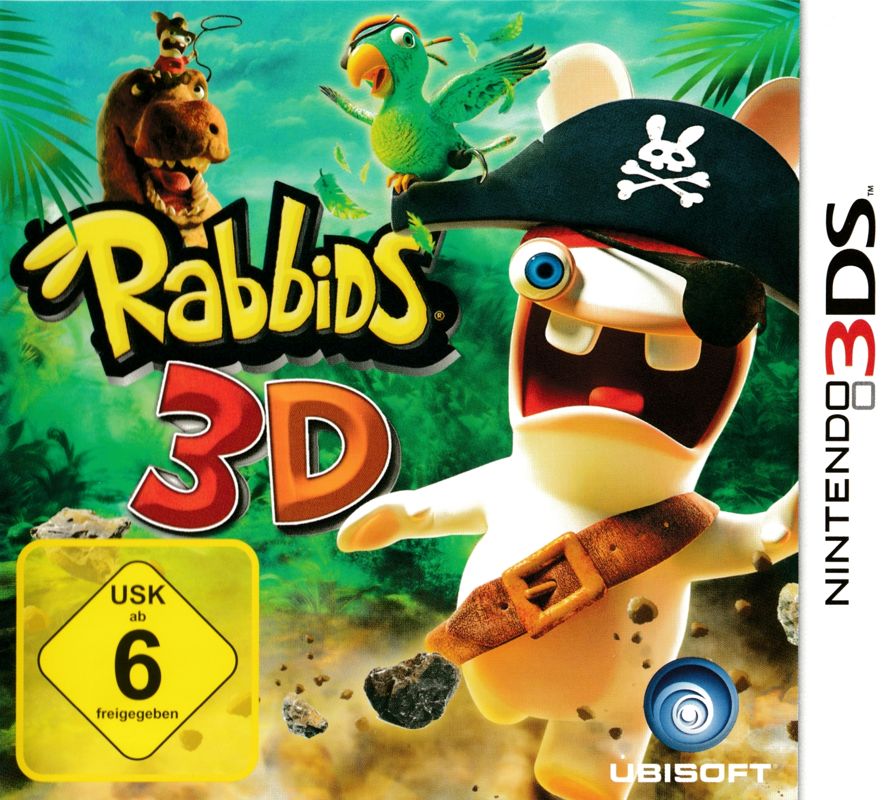 Raving Rabbids: Travel in Time 3D - Nintendo 3DS (PAL) - (USED)