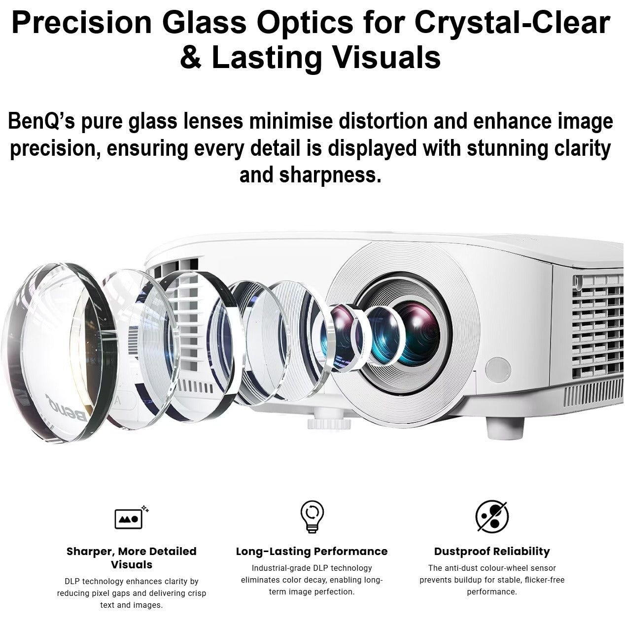 BenQ MX560C XGA Projector 4000 ANSI Lumens – 20,000:1 Contrast, SmartEco Power Saving, Auto Keystone, HDMI & USB Connectivity, 10W Speaker, 7 Color Modes