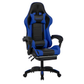 DeadSkull Comfort Gaming Chair With Footrest - Black / Blue