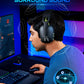 ONIKUMA B2 Gaming Headset Bluetooth 2.4g, Wireless & Wired - Three Modes - Black | Blue