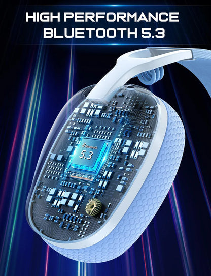 سماعة ألعاب ONIKUMA B2، بلوتوث 2.4 جيجاهرتز، لاسلكية وسلكية - ثلاثة أوضاع - أسود | أزرق