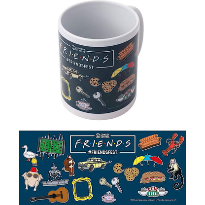 Grupo Erik Mug Friends Puzzle – Coffee Mug Cup Coffee and Tea – Size: 9.5 cm x 8 cm – Capacity: 350 ml – Official Licence