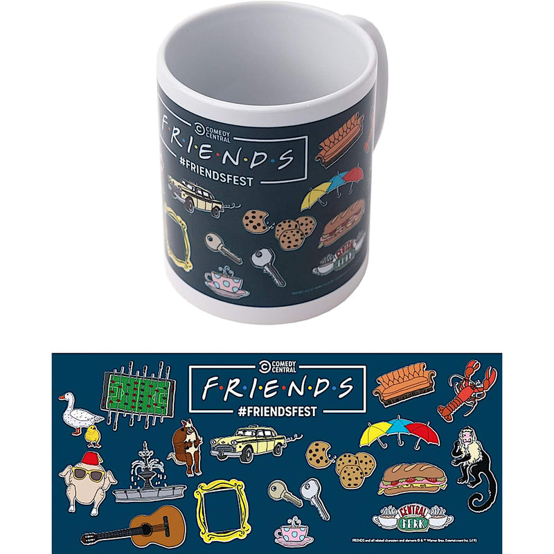 Grupo Erik Mug Friends Puzzle – Coffee Mug Cup Coffee and Tea – Size: 9.5 cm x 8 cm – Capacity: 350 ml – Official Licence