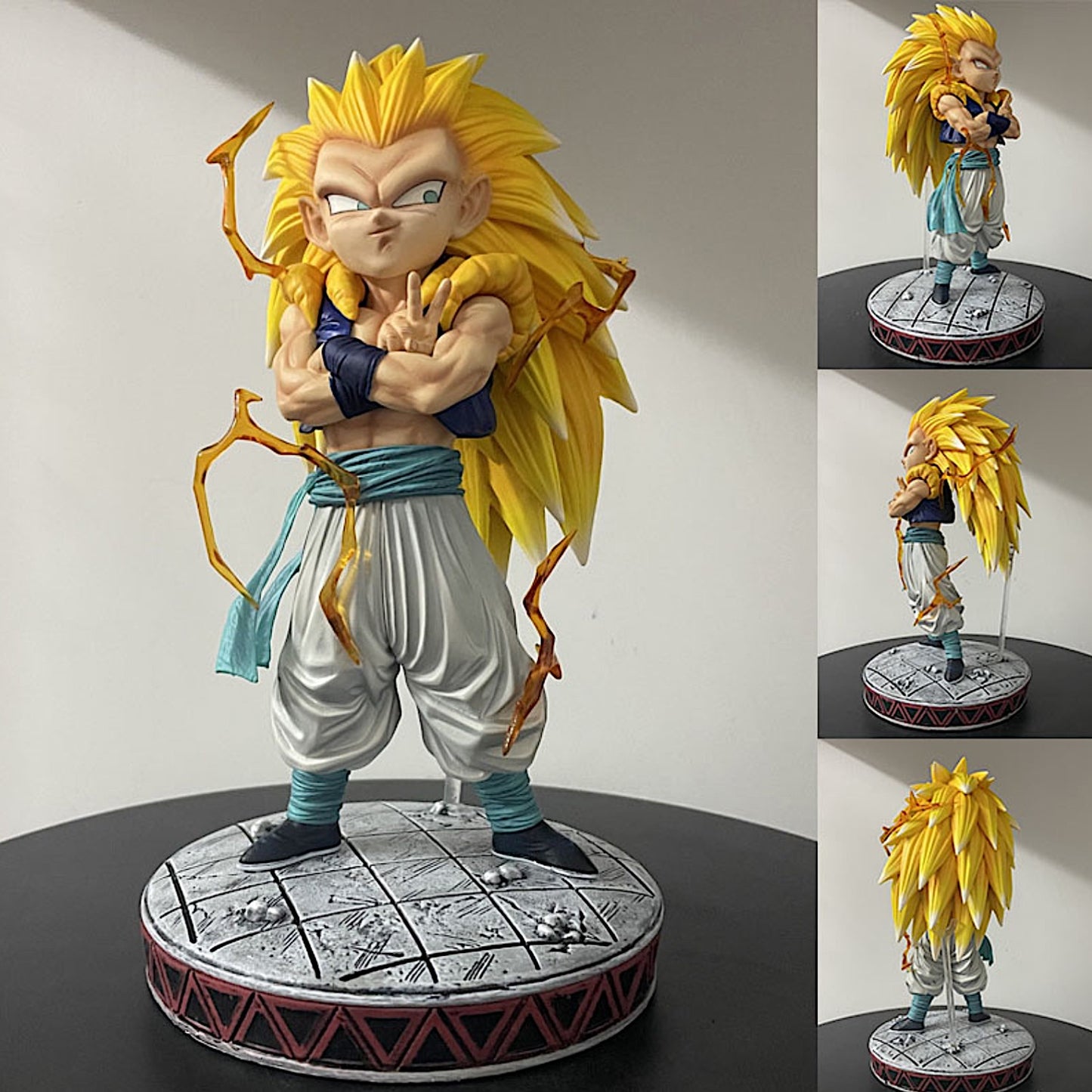 Dragon Ball Z Gotenks Super Saiyan 3 25CM Anime PVC Figure
