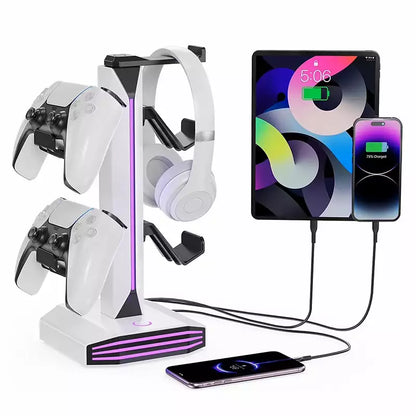 Deadskull RGB Light Effect Multifunctional Game Controller Bracket - Black