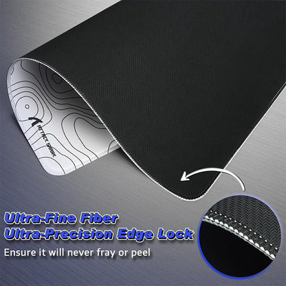 Attack Shark CM02 eSport Gaming Mouse Pad - White with Contour Line