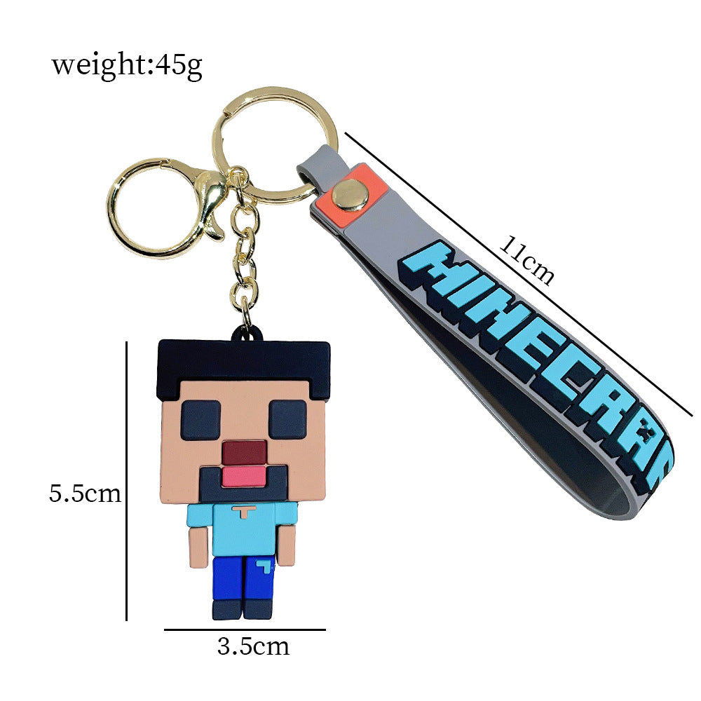 Minecraft 3D Keychain - Steve | Creeper