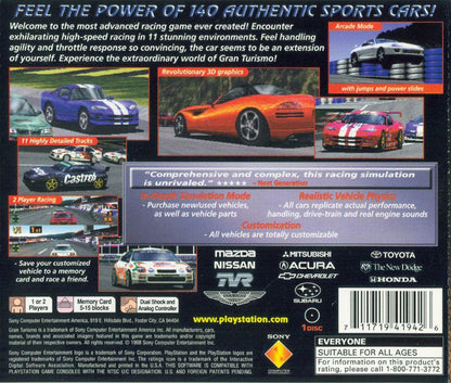 Gran Turismo - PlayStation 1 (NTSC) - (USED)