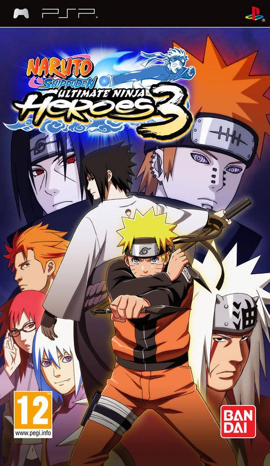 Naruto Shippuden: Ultimate Ninja Heroes 3 - Sony PSP (USED)