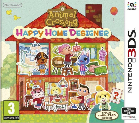 Animal Crossing Happy Home Designer - Nintendo 3DS (PAL) - (USED)