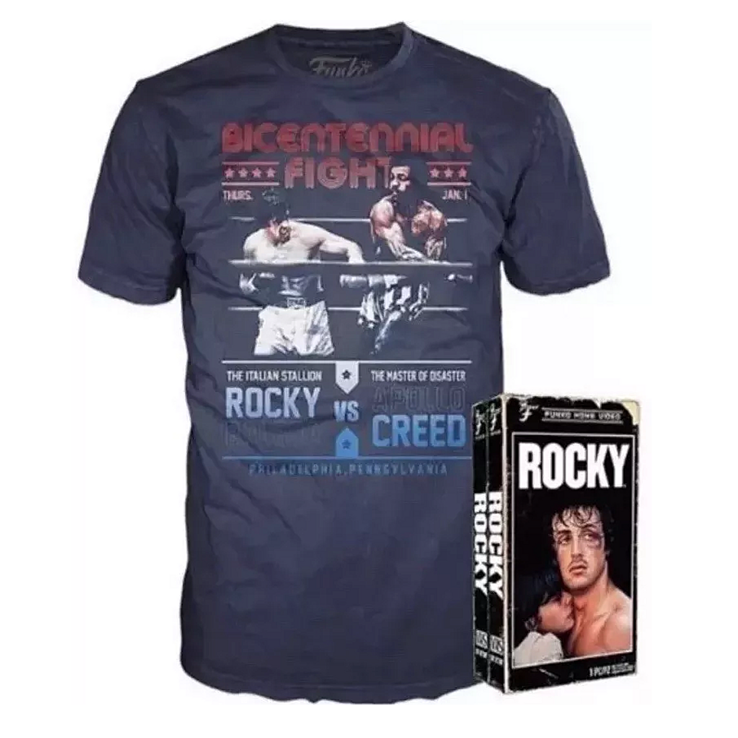 Funko Home Video Rocky T-Shirt (VHS Very Hot Shirt) X-L Size