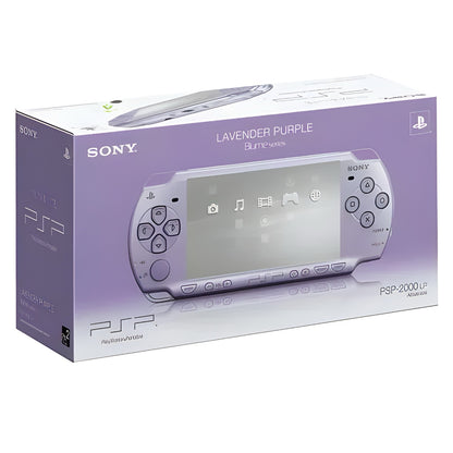 Sony PSP SLIM Handheld Gaming Console - Lavender Purple (In Box) - (USED)