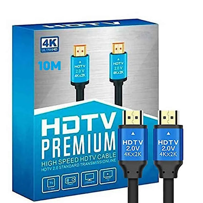 4K High Speed HDMI 2.0 Cable “Ultra”- HDMI 2.0 -Gold Plated-High Speed Data 18Gbps, 3D, 4K, HD 2160p - 10 Meters