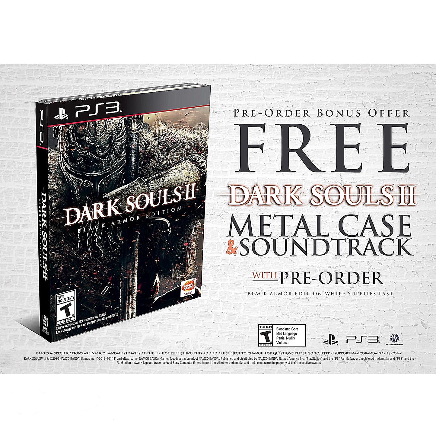 Dark Souls II Black Armor Edition - PlayStation 3 (USED)