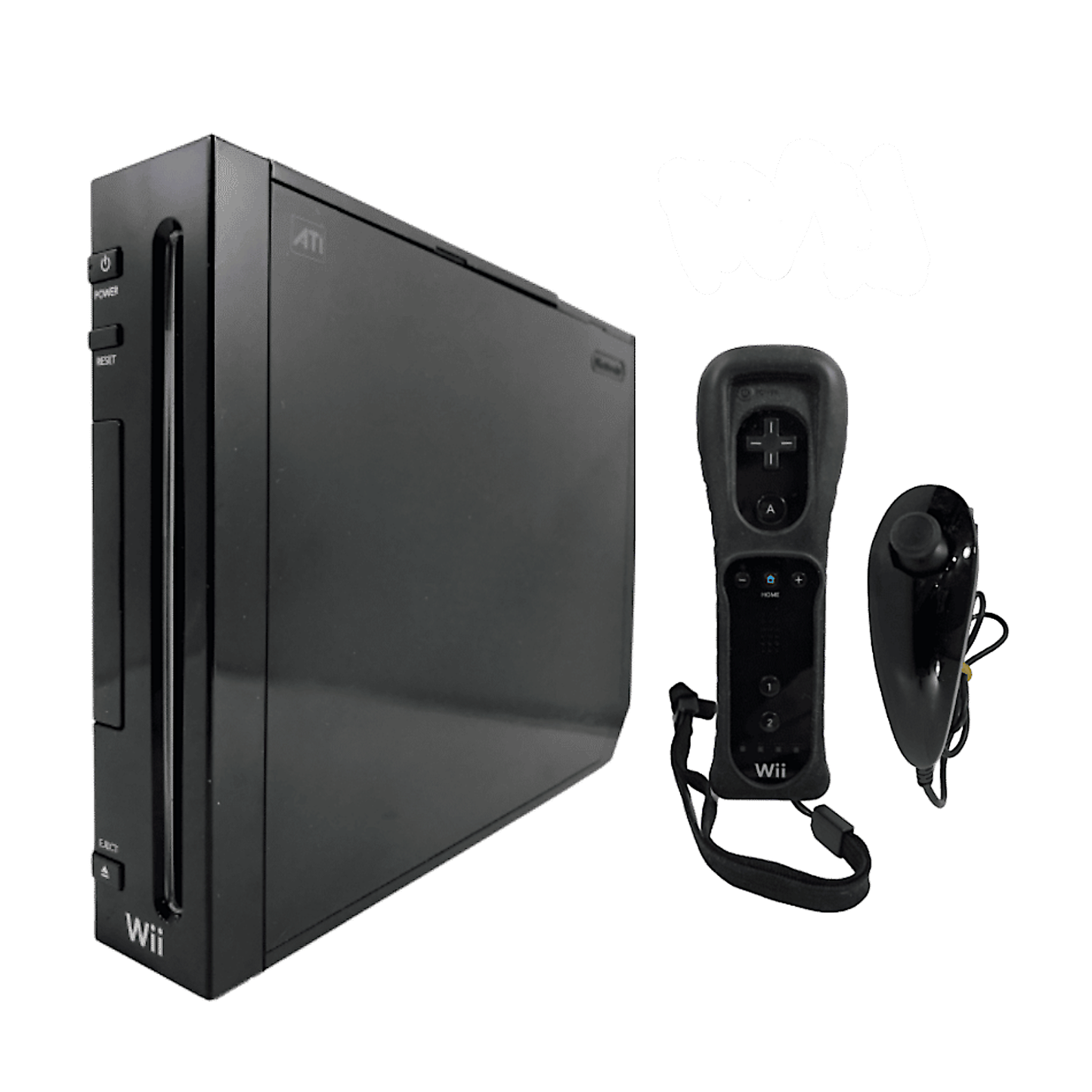 Nintendo Wii BLACK EDITION (COMPLETE PLAYING BUNDLE) - PAL - (USED)