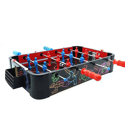 Mini Football/ Soccer Fooseball Table Game For Kids LED Neon 2 Player