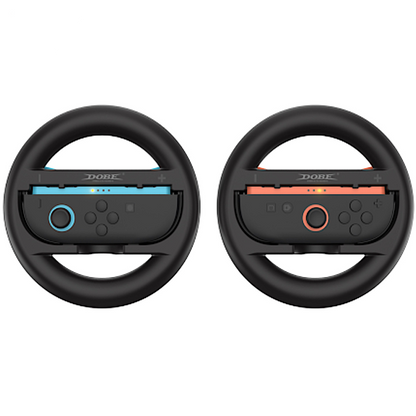 حامل مقبض عجلة القيادة لوحدة تحكم Joy-Con اليسرى واليمنى من DOBE Racing Wheel لجهاز Switch 2