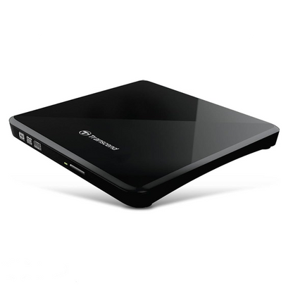 Transcend 8K Extra Slim Portable DVD Writer Optical Drive - Windows | Mac