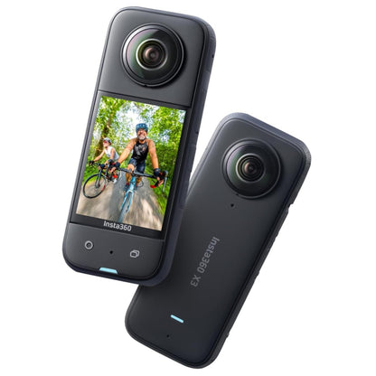 Insta360 X3-360 Action Camera with 5.7K 360 Active HDR Video, 4K Single-Lens Camera, Waterproof, FlowState Stabilization, 2.29" Touchscreen, AI Editing, for Motorcycle, Wintersports and Vlogging