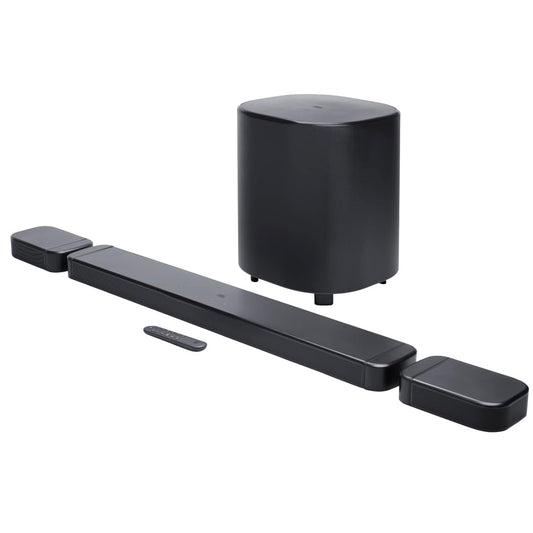 JBL Bar 800 MK2, 7.1-Channel Bluetooth Soundbar for TV with Detachable Speakers, 10” Subwoofer, Dolby Atmos Surround Sound, HDMI eARC, Wi-Fi, 4K Video, PureVoice 2.0 and MultiBeam 3.0, Black