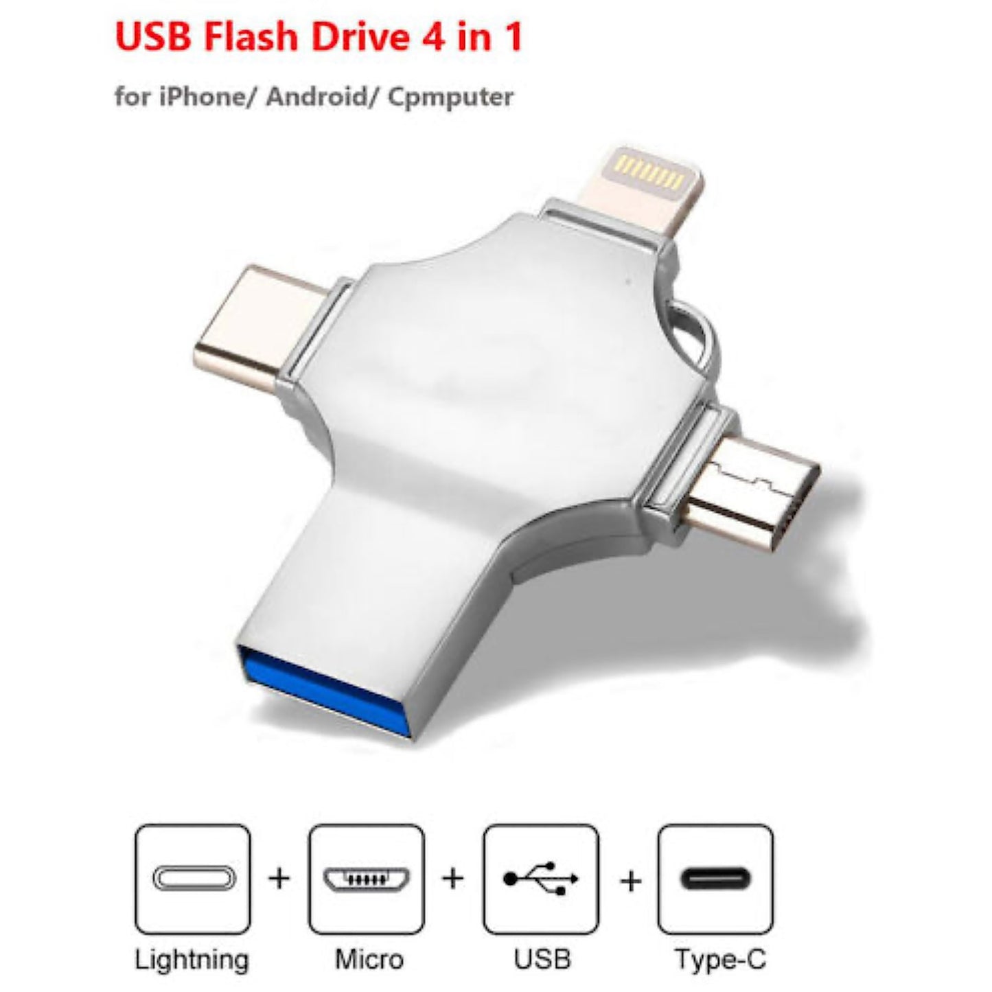 IDRAGON UNIVERSAL OTG IPHONE SAMSUNG LIGHTNING TYPEC USB - 64GB | 128GB | 256GB