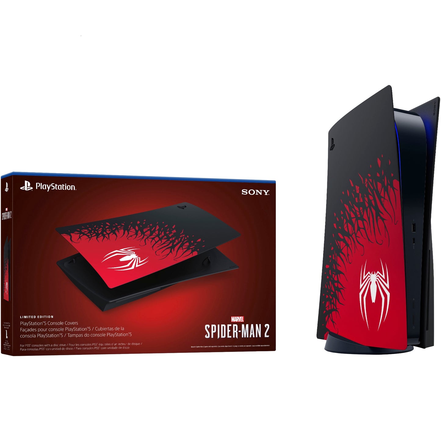 PlayStation 5 Console (Disc Version) Covers – Marvel’s Spider-Man 2 Limited Edition (USED)