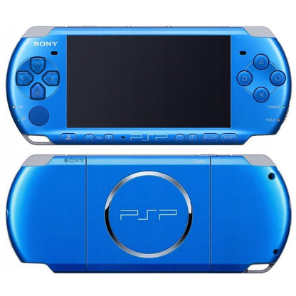PSP Slim 3004 - Vibrant Blue System & Camera Bundle - (USED)