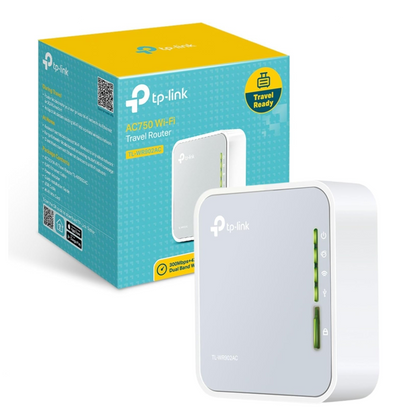 TP-Link AC750 Wireless Portable Nano Travel Router(TL-WR902AC) - Support Multiple Modes, WiFi Router/Hotspot/Bridge/Range Extender/Access Point/Client Modes, Dual Band WiFi, 1 USB 2.0 Port