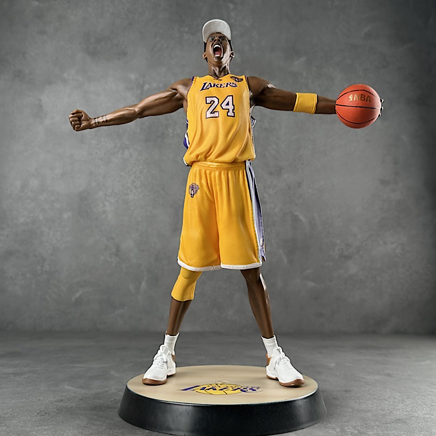 Kobe Figure, Black Mamba Victory Roaring Kobe Anime Figures 33cm/13inch PVC Character