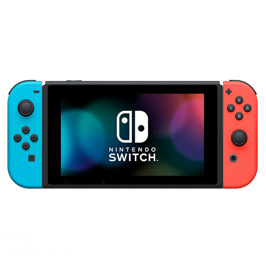 Nintendo Switch 32GB V1 (HAC-001) - Neon Blue and Neon Red (USED)