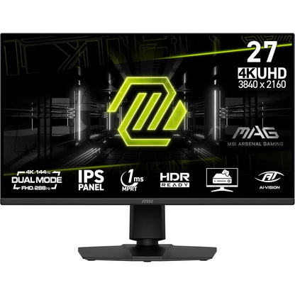 MSI MAG 275UPD E14 27-Inch, 4K UHD Gaming Monitor, 3840 x 2160 IPS, 288Hz, 1ms, HDR Ready, Eye Care, Dual-Mode, HDMI 2.1