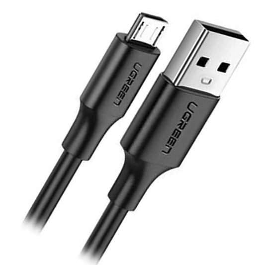 UGreen USB 2.0 A To Micro USB Cable Nickel Plating – 1m (Black) – Charging & Data transfer for Smartphones ,Tablets and Cameras