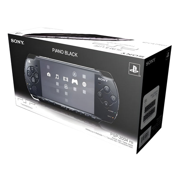 Sony PSP Slim (Piano Black) PlayStation Portable Console CIB Complete In Box - (USED)