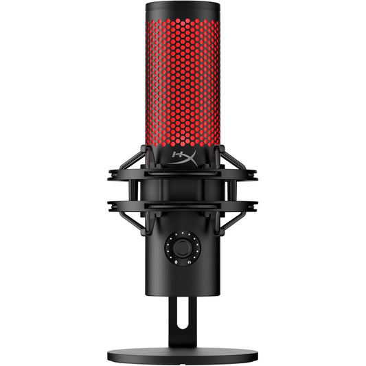 HyperX QuadCast 2 USB Gaming Microphone with Hi-Res Studio-Quality Recording, Tap-to-Mute Sensor, On-Board Controls - PC | PS4 | PS5