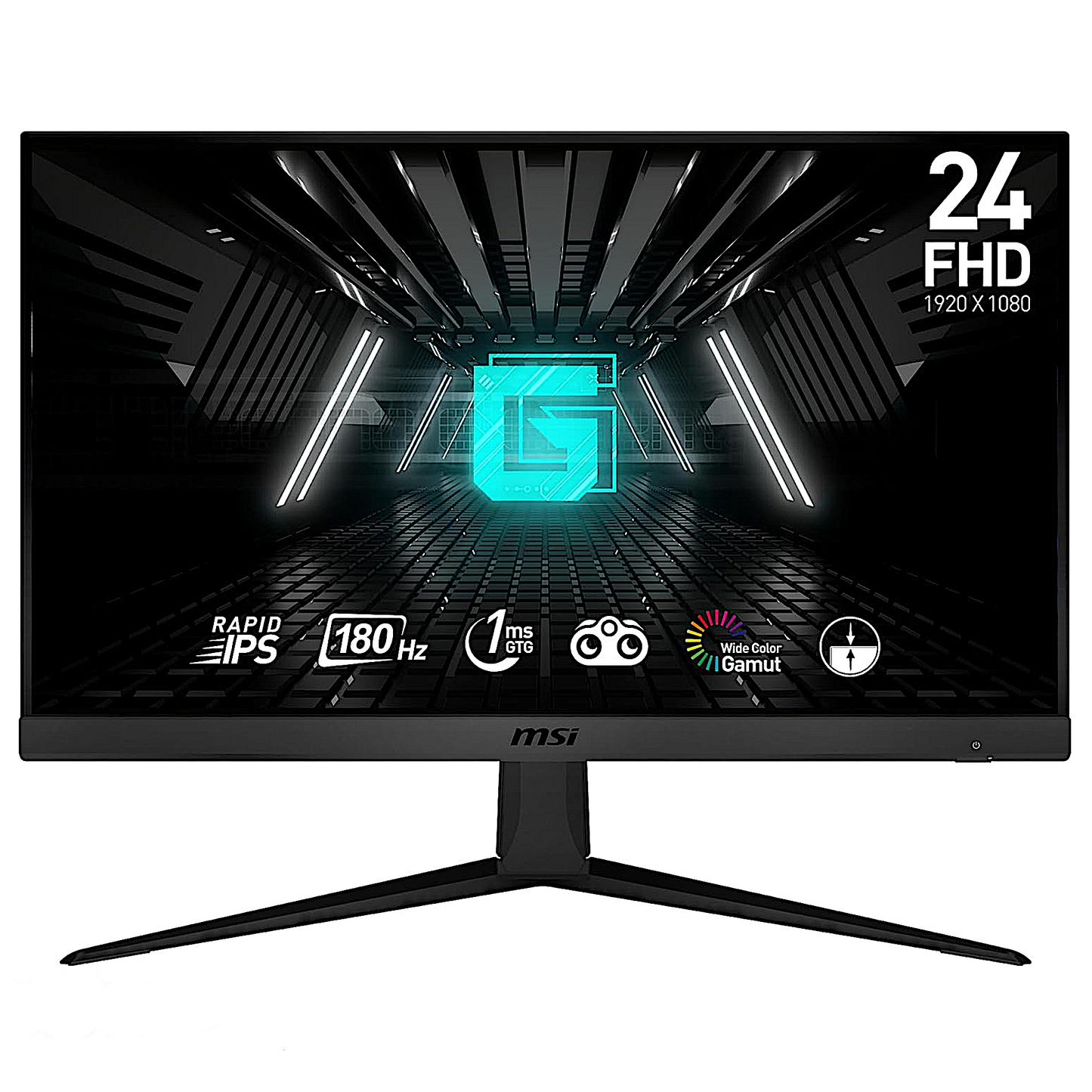 MSI G2412F FHD Rapid IPS Gaming Free Sync 1ms 1920 x 1080 180Hz Refresh Rate 24" Gaming Monitor