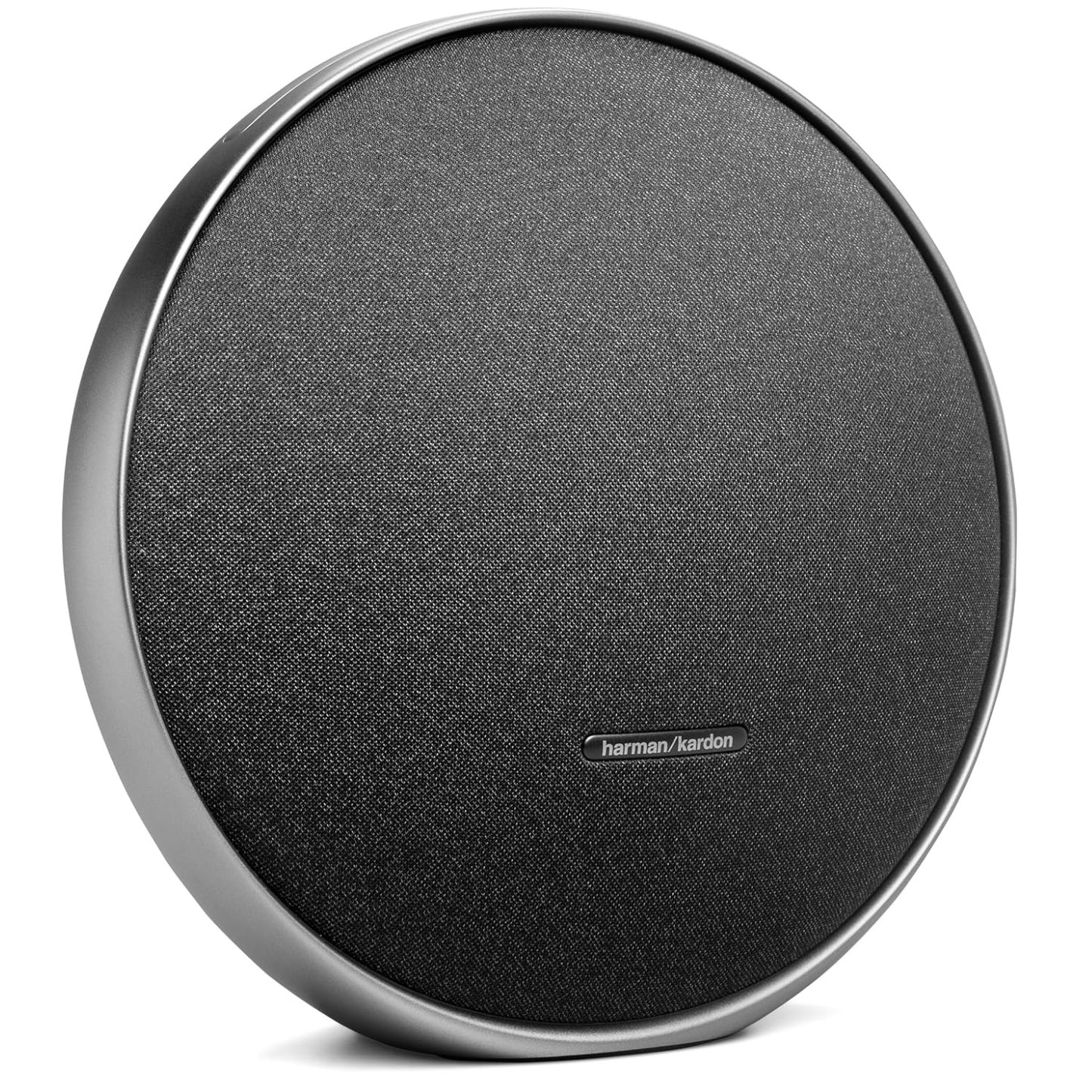Harman Kardon Onyx Studio 9 - Portable Stereo Bluetooth Home Speaker with Built-in Battery and USB Charging, self-Tuning, and Multi-Speaker Connection by Auracast - Black | Grey