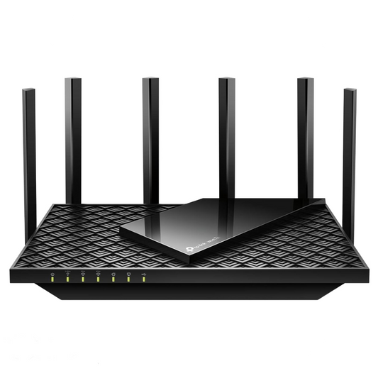 TP-Link AXE5400 Tri-Band WiFi 6E Router (Archer AXE75), 2025 PCMag Editors' Choice, Gigabit Internet for Gaming & Streaming, New 6GHz Band, 160MHz, OneMesh, Quad-Core CPU, VPN & WPA3 Security