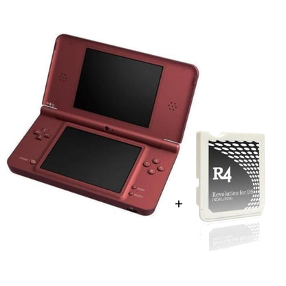 Nintendo DSi XL Bordeaux with R4 Card 150 Games Inside - (USED)