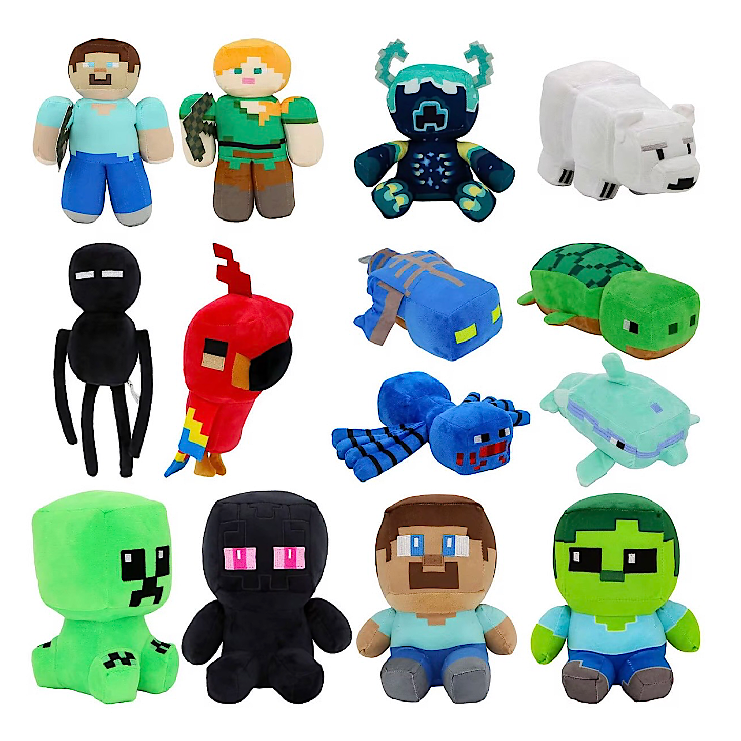 Minecraft Cute Stuffed Plushies Super Soft Plush with PP Cotton Filling - 9 Models
