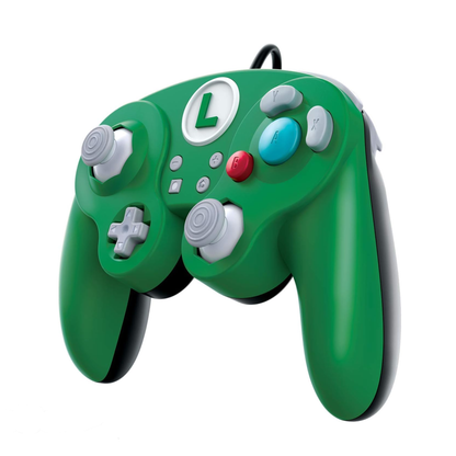 وحدة تحكم PDP السلكية Fight Pad Pro لجهاز Nintendo Switch Super Mario Bros Luigi GameCube