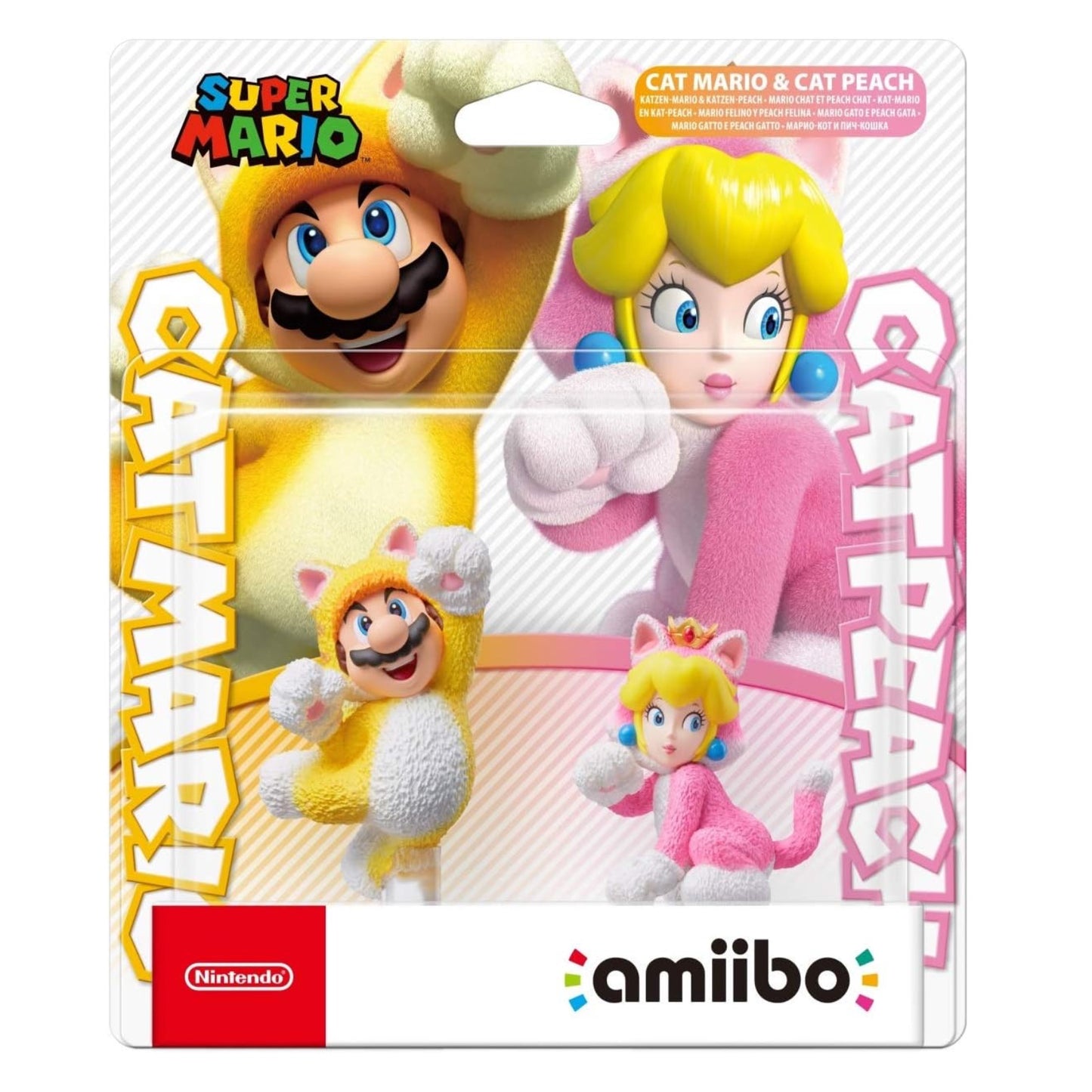 Nintendo Cat Mario & Cat Peach amiibo - (Super Mario Series)