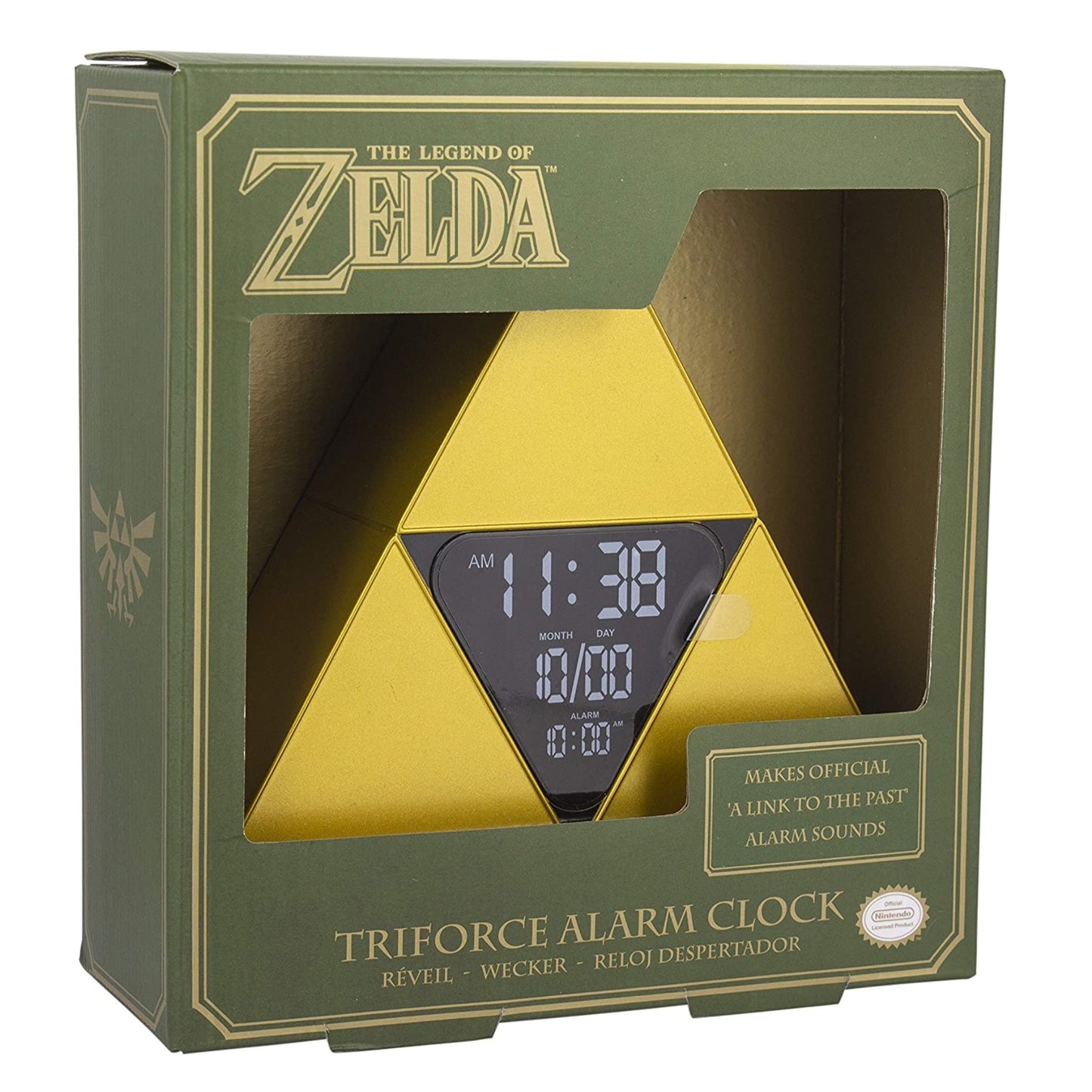 Paladone Legend of Zelda Triforce Alarm Clock