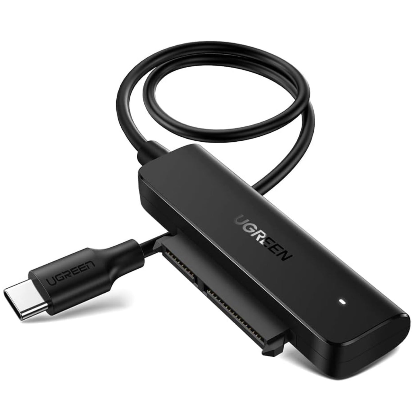 UGREEN SATA to USB C Adapter Cable for 2.5″ SSD and HDD Hard Drive Connector 5Gbps Support SATA III UASP Thunderbolt 3 Compatible with Samsung Seagate WD Hitachi Toshiba, MacBook Pro/Air | 70610