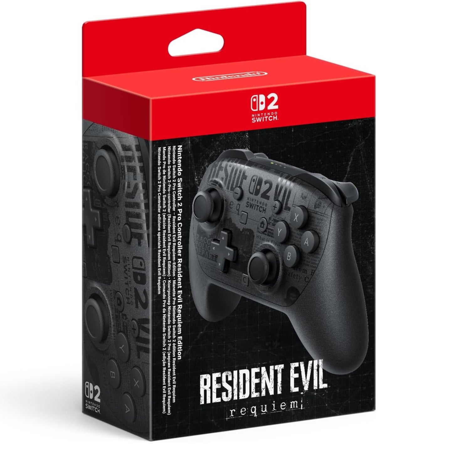 Nintendo Switch 2 Pro Controller Resident Evil Requiem Edition