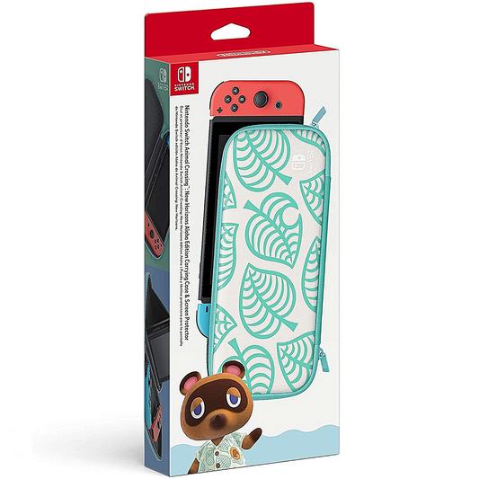 Nintendo Switch Official Animal Crossing: New Horizons Aloha Edition Carrying Case & Screen Protector