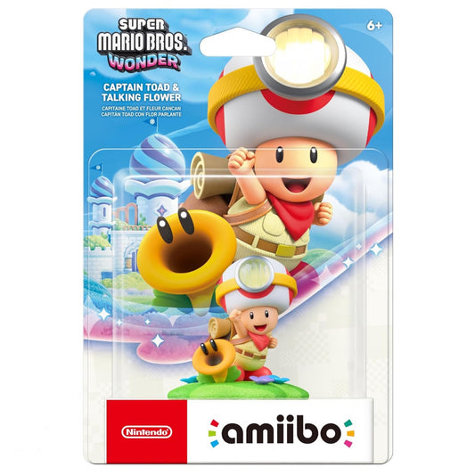 Nintendo Captain Toad & Talking Flower amiibo (Super Mario Bros. Wonder Series)