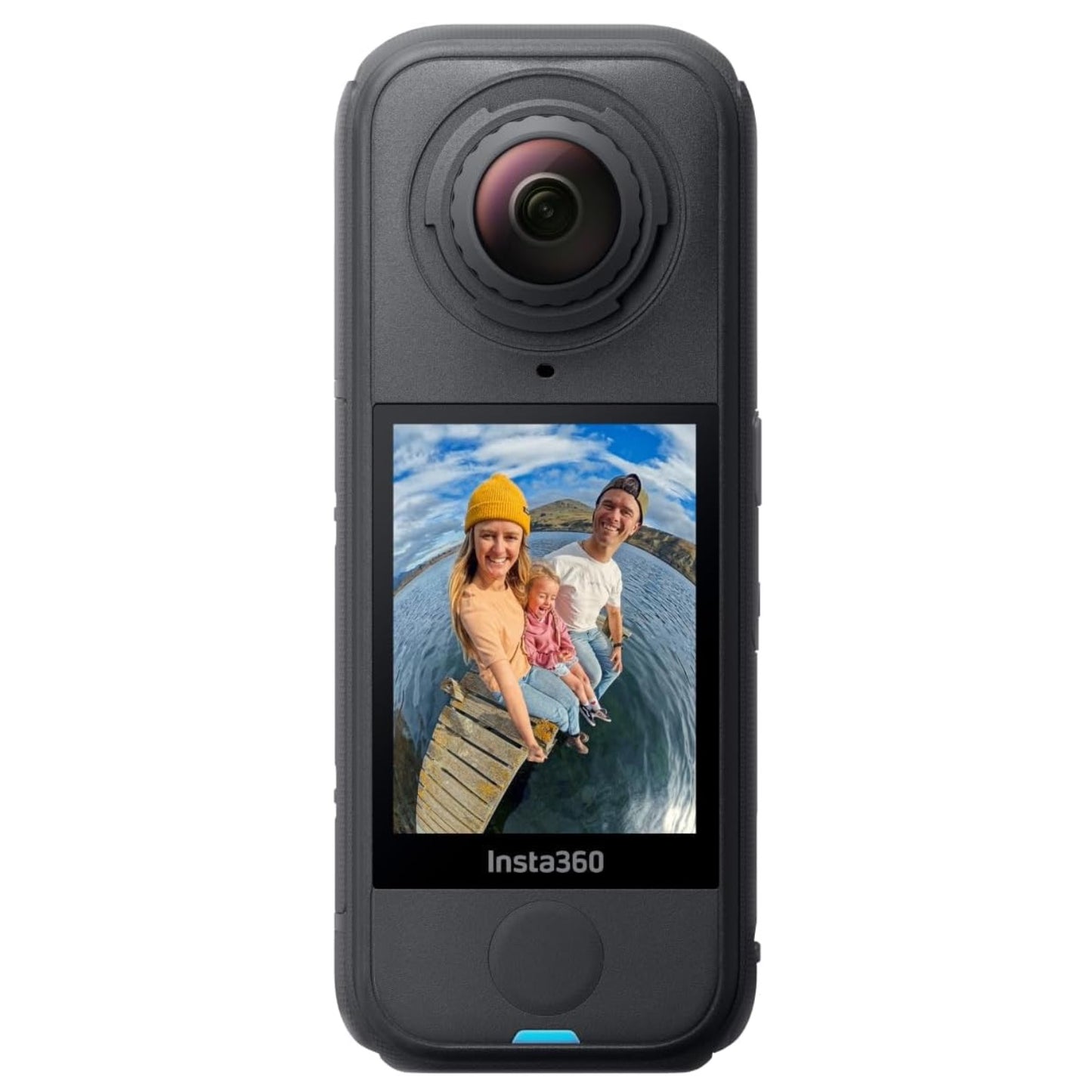 Insta360 X4 Air - Lightweight 165g 8K 360 Camera, Invisible Selfie Stick Effect, Replaceable Lenses, Shoot First & Frame Later, Built-in Wind Guard, FlowState Stabilization, AI-Powered App