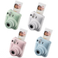 FujiFilm instax mini 12 Camera - Pastel Blue | Mint Green | Blossom Pink | Clay White