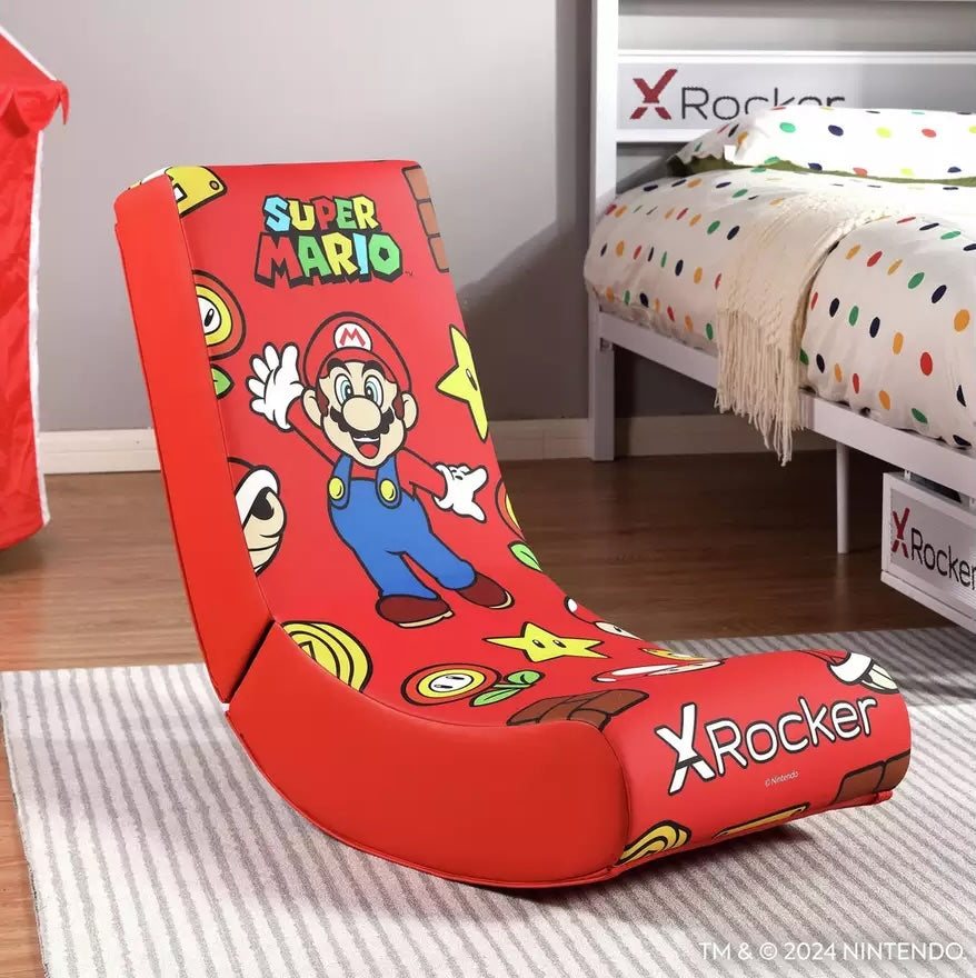 X Rocker Power Up Edition Junior Gaming Chair - Super Mario